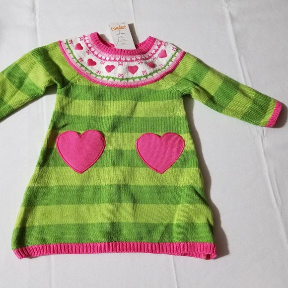 Gymboree Loveable Giraffe NWT 6-12 month sweater dress. - Picture 1 of 3